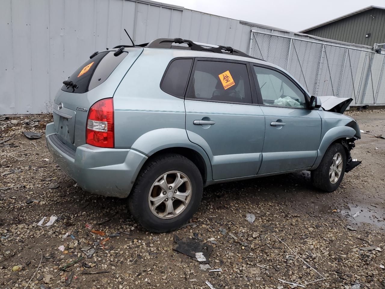 2009 Hyundai Tucson Se blue suv gas KM8JN12B39U933919 photo #4