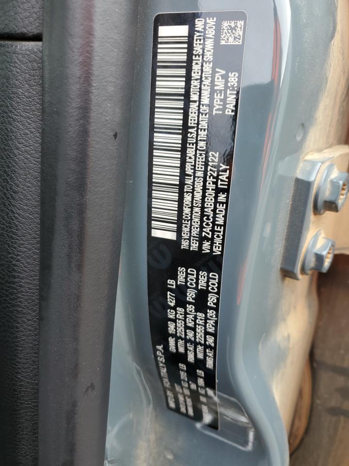 2017 Jeep Renegade Latitude VIN: ZACCJABB0HPF27122 Lot: 84949234