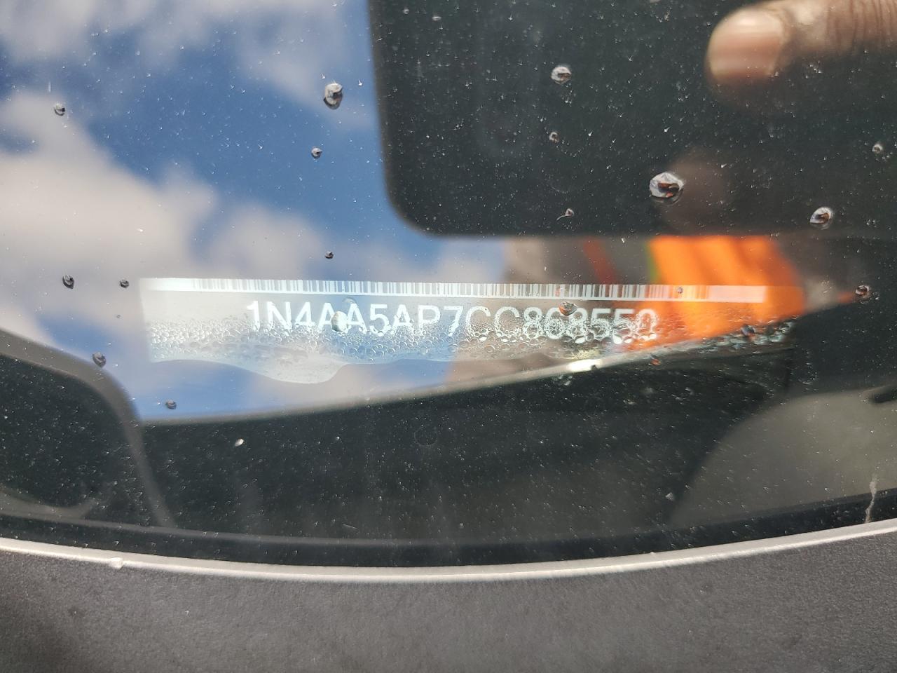 2012 Nissan Maxima S VIN: 1N4AA5AP7CC868550 Lot: 87087424