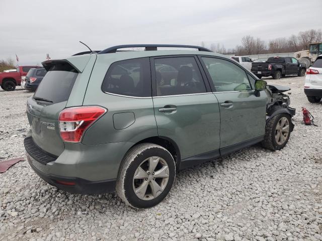  SUBARU FORESTER 2015 Зеленый