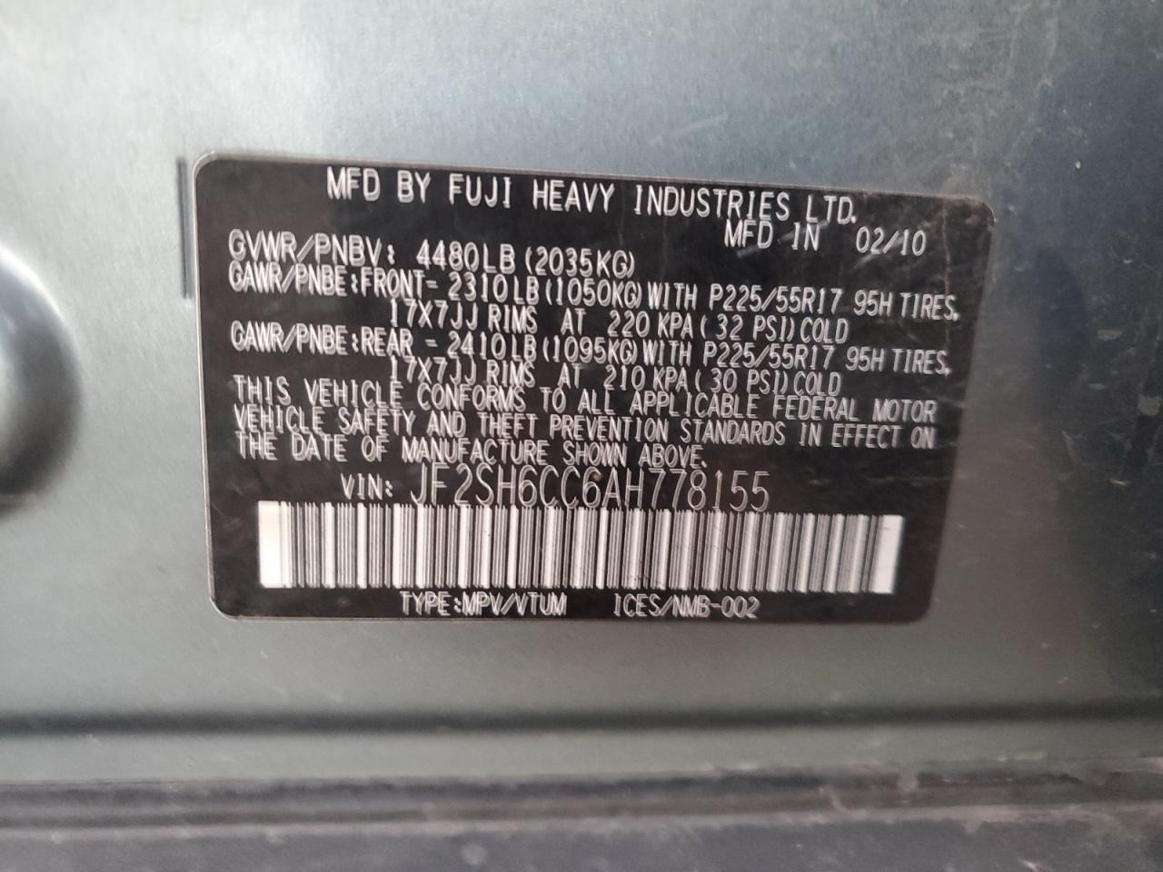 2010 Subaru Forester - Image 13