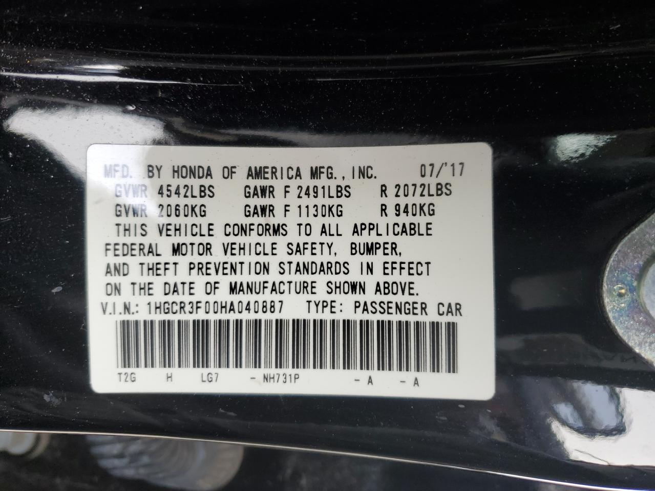 2017 Honda Accord - Image 14