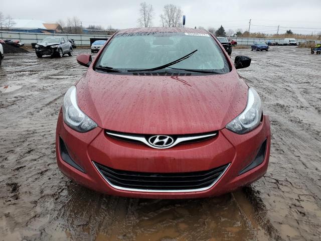  HYUNDAI ELANTRA 2016 Czerwony