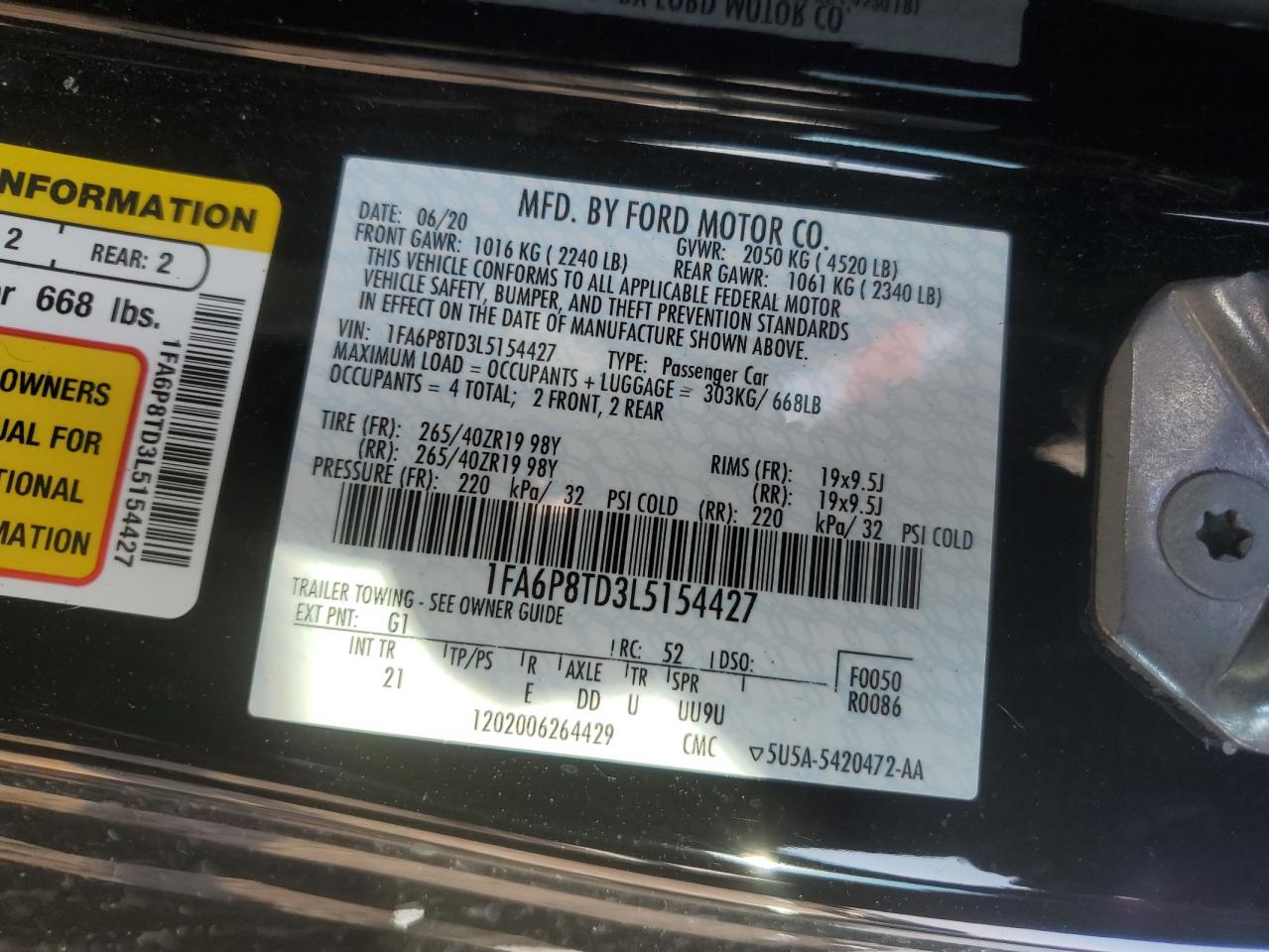 2020 Ford Mustang - Image 13