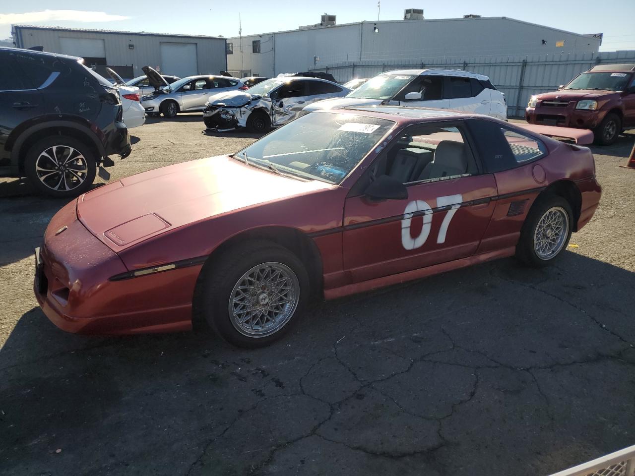 1987 Pontiac Fiero Gt VIN: 1G2PG1195HP224255 Lot: 83007294