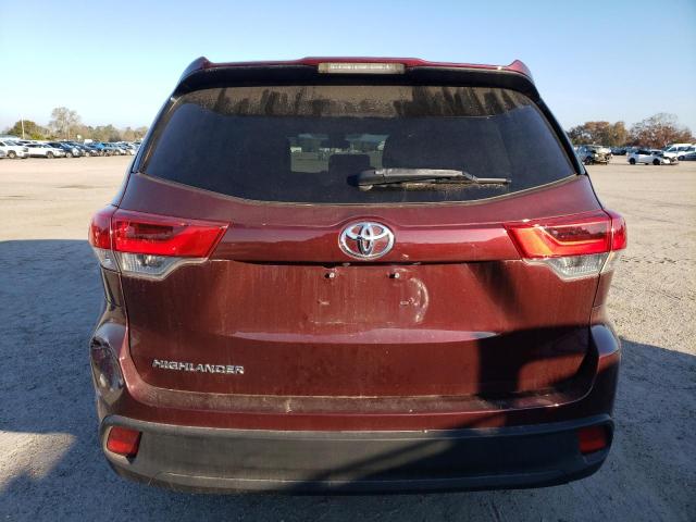  TOYOTA HIGHLANDER 2019 Бургунди