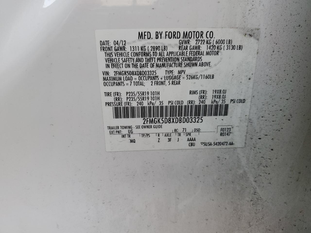 2013 Ford Flex - Image 12