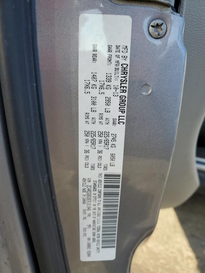 VIN 2C4RDGBG9ER161846 2014 DODGE CARAVAN no.13