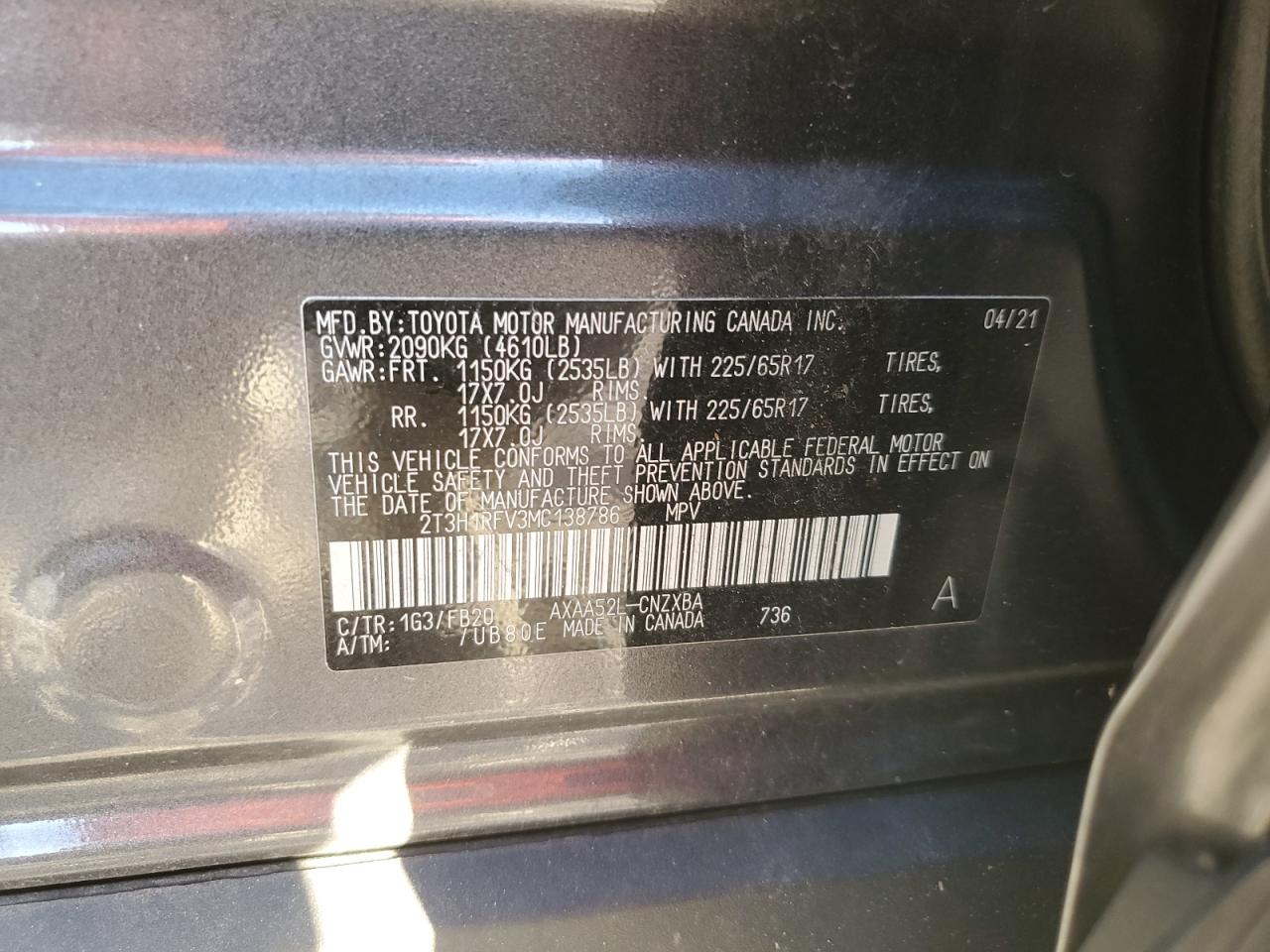 2021 Toyota RAV 4 - Image 13