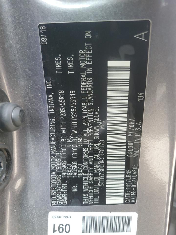 2019 Toyota Sienna - Image 14