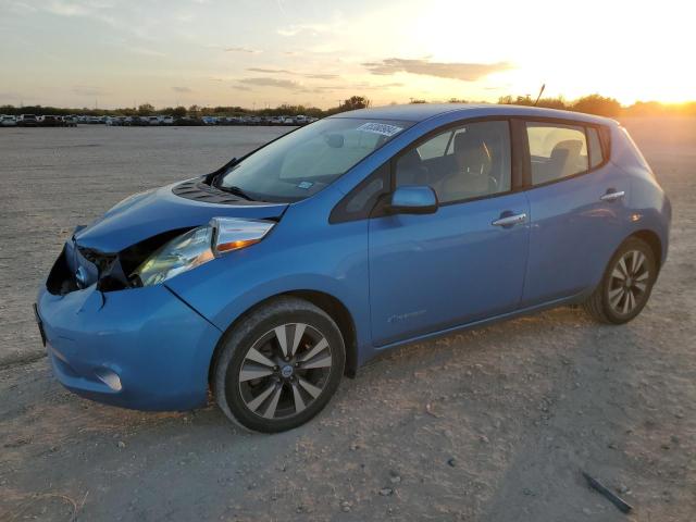  NISSAN LEAF 2014 Granatowy