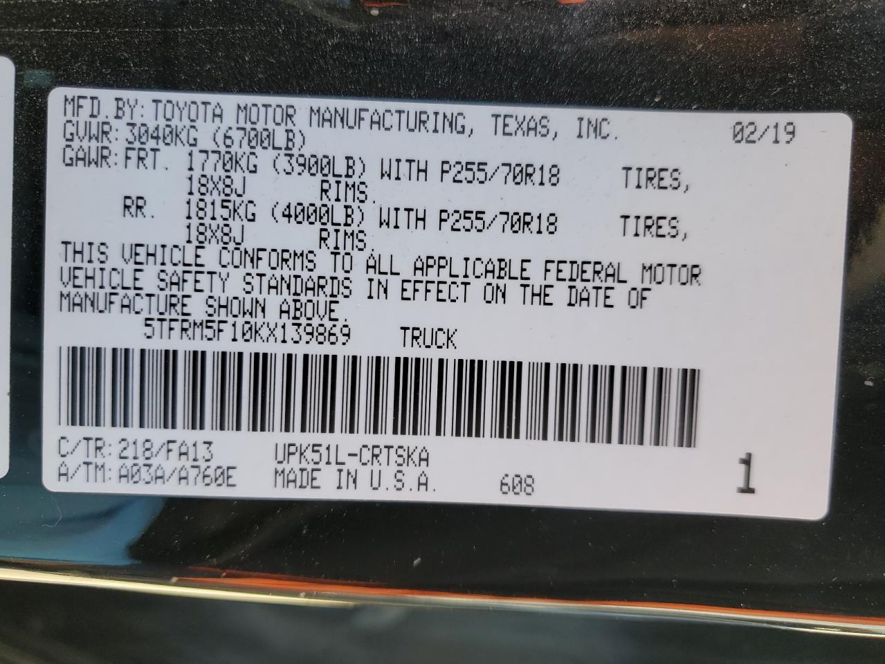2019 Toyota Tundra - Image 12