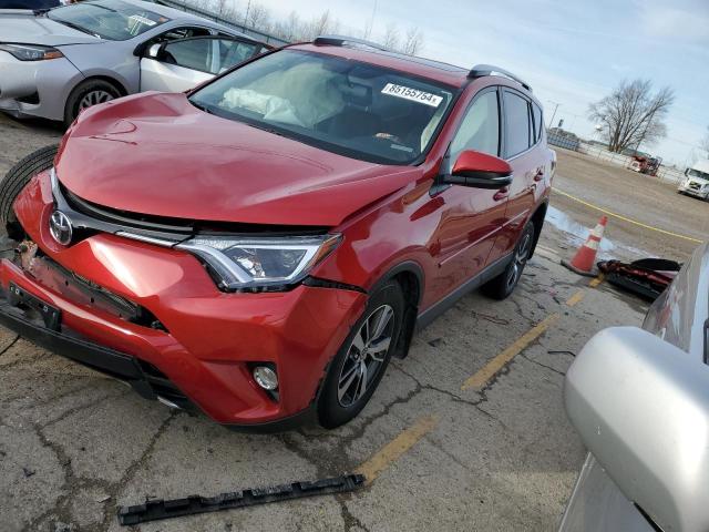 Parquets TOYOTA RAV4 2016 Czerwony