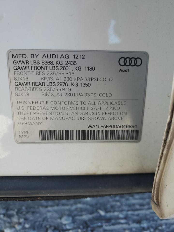 VIN WA1LFAFP6DA046884 2013 AUDI Q5 no.14