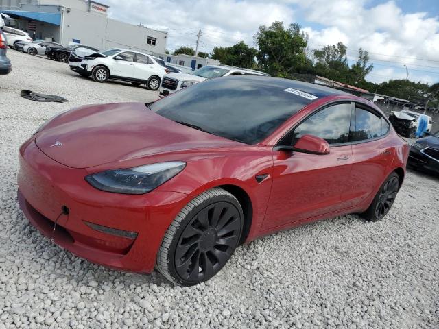  TESLA MODEL 3 2023 Czerwony