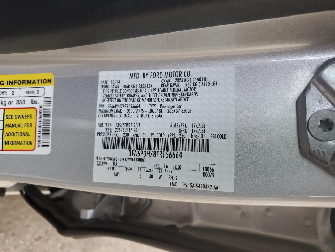 2015 Ford Fusion - Image 12