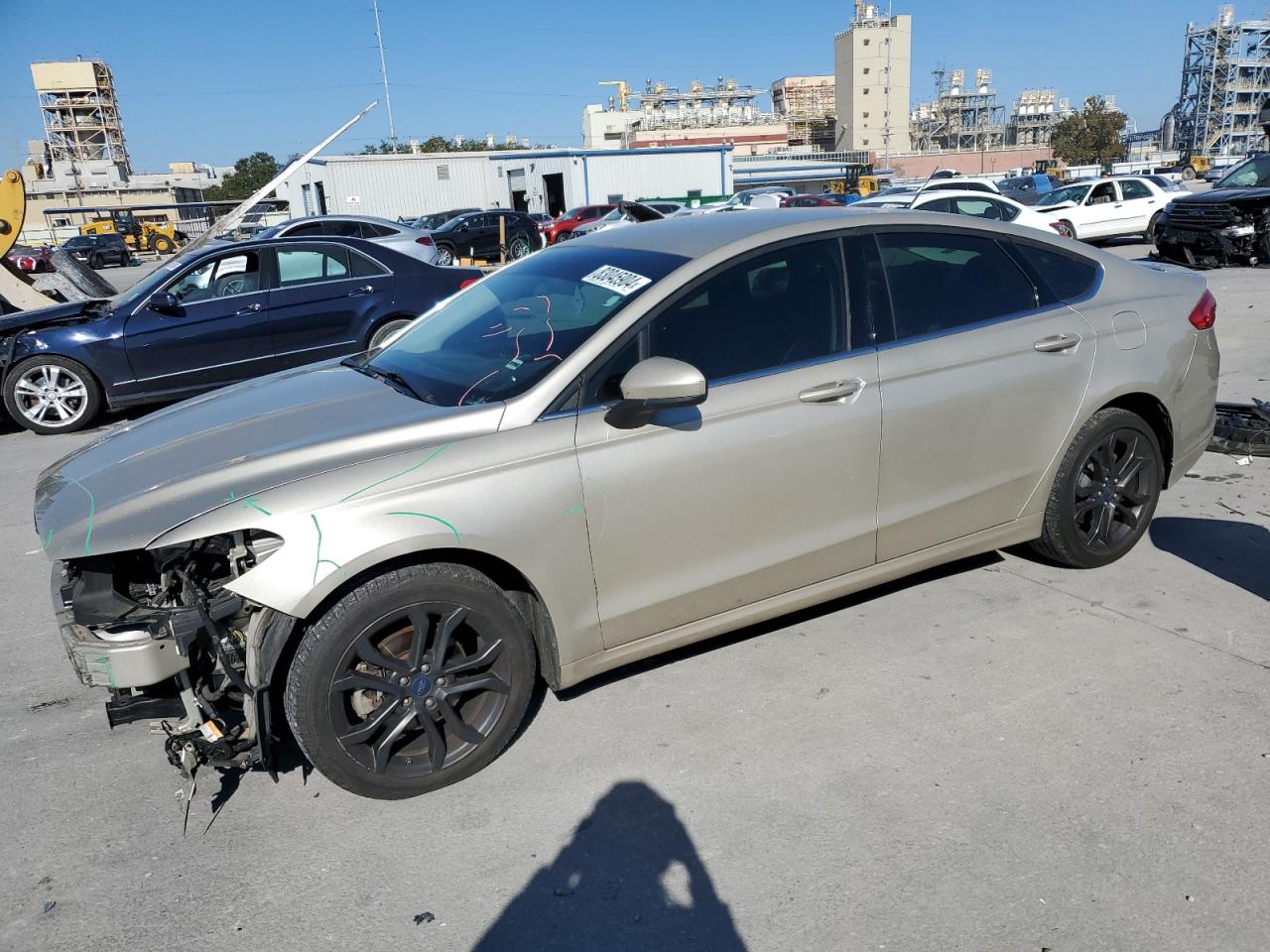 VIN 3FA6P0G78JR229235 2018 FORD FUSION no.1