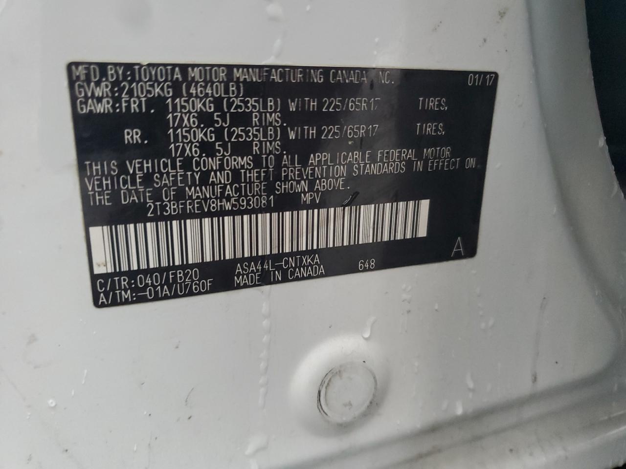 2017 Toyota RAV 4 - Image 13