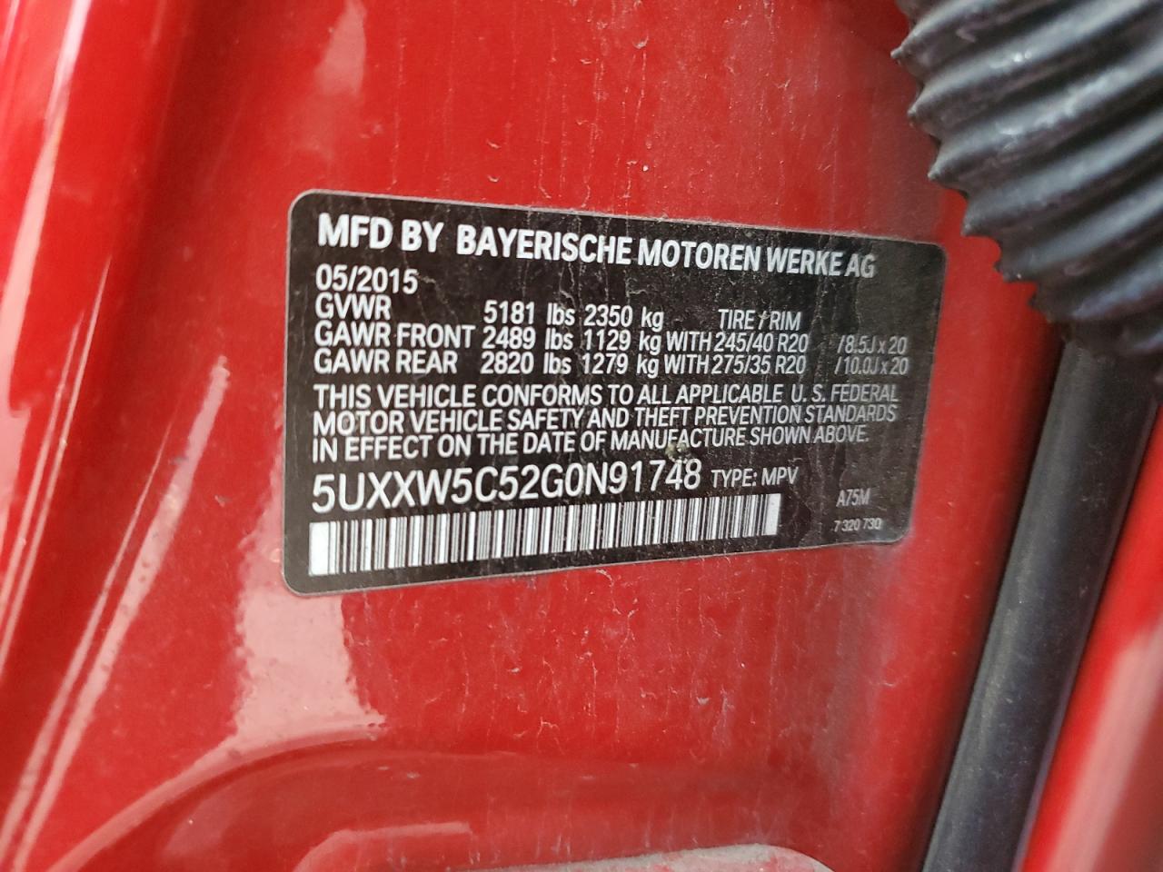 2016 BMW X4 - Image 13