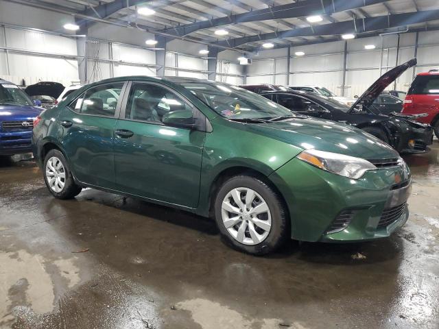  TOYOTA COROLLA 2015 Green