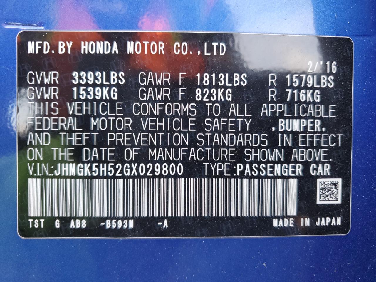 2016 Honda Fit - Image 13