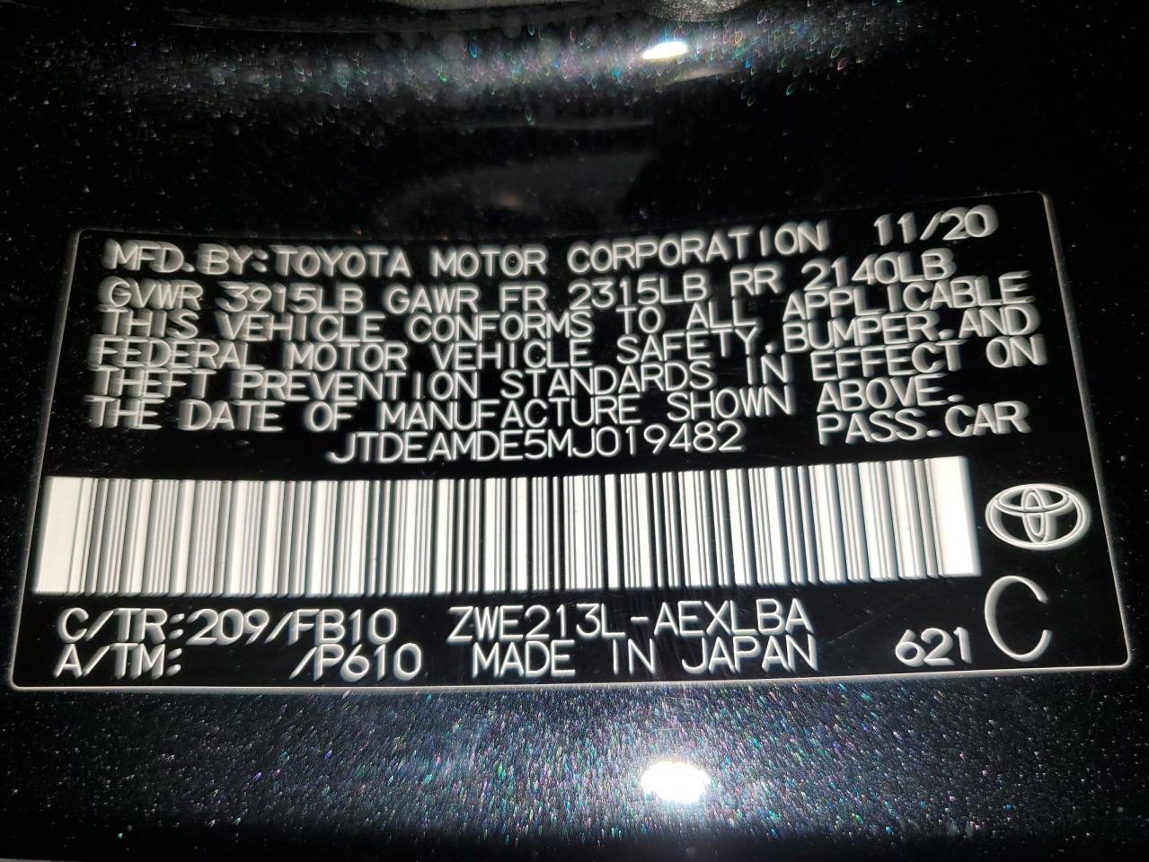 2021 Toyota Corolla - Image 12