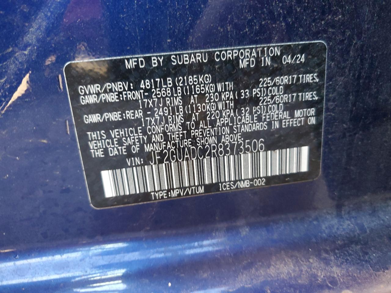 2024 Subaru XV - Image 13