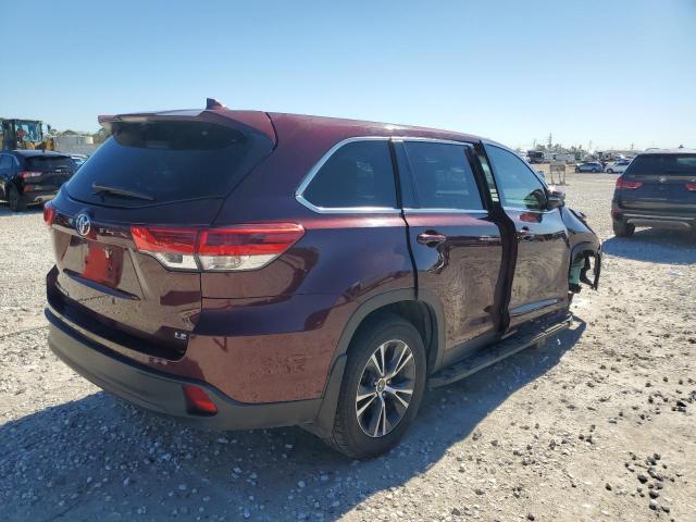  TOYOTA HIGHLANDER 2019 Бургунди