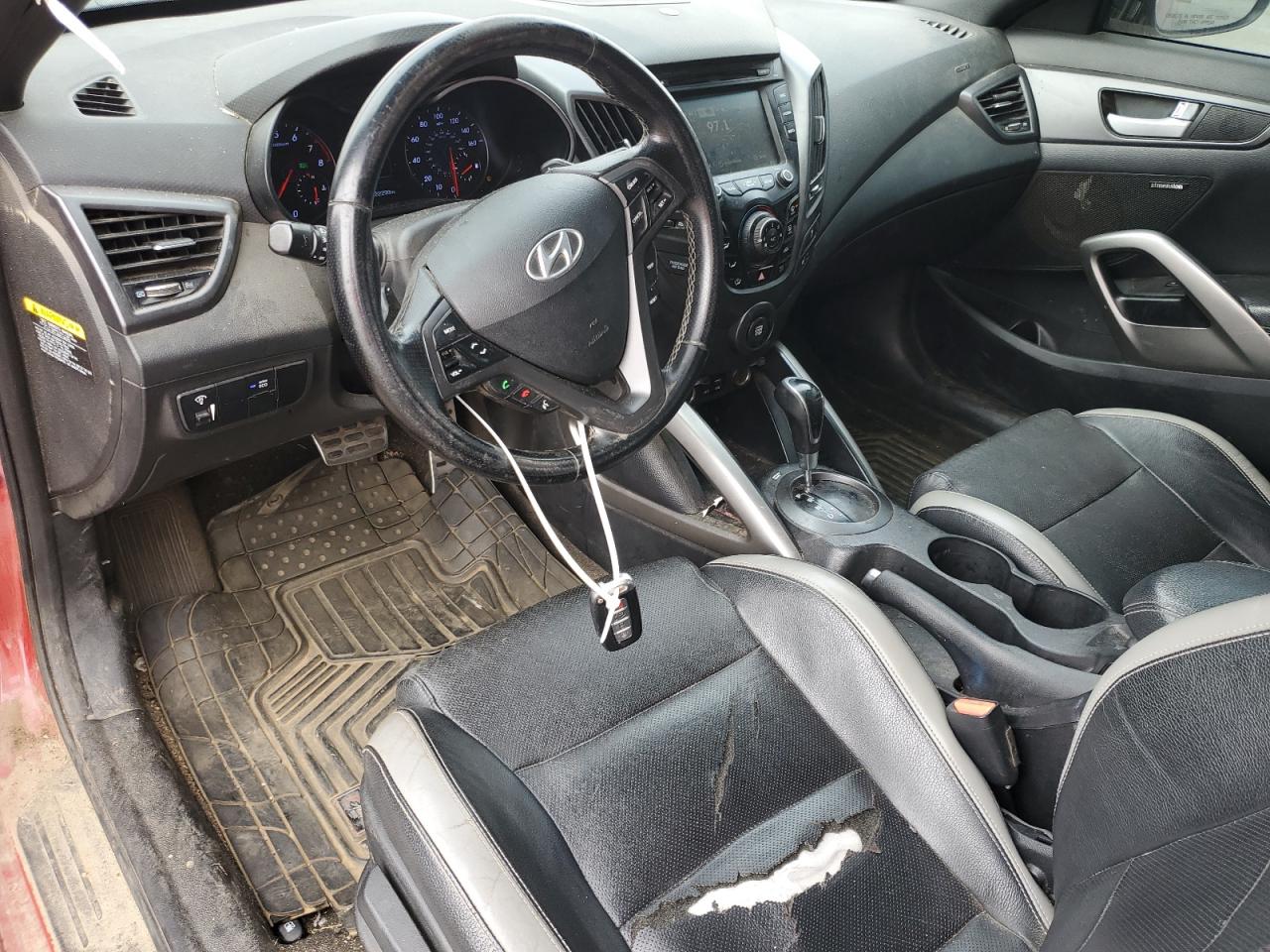 2016 Hyundai Veloster Turbo VIN: KMHTC6AE8GU263322 Lot: 86012004