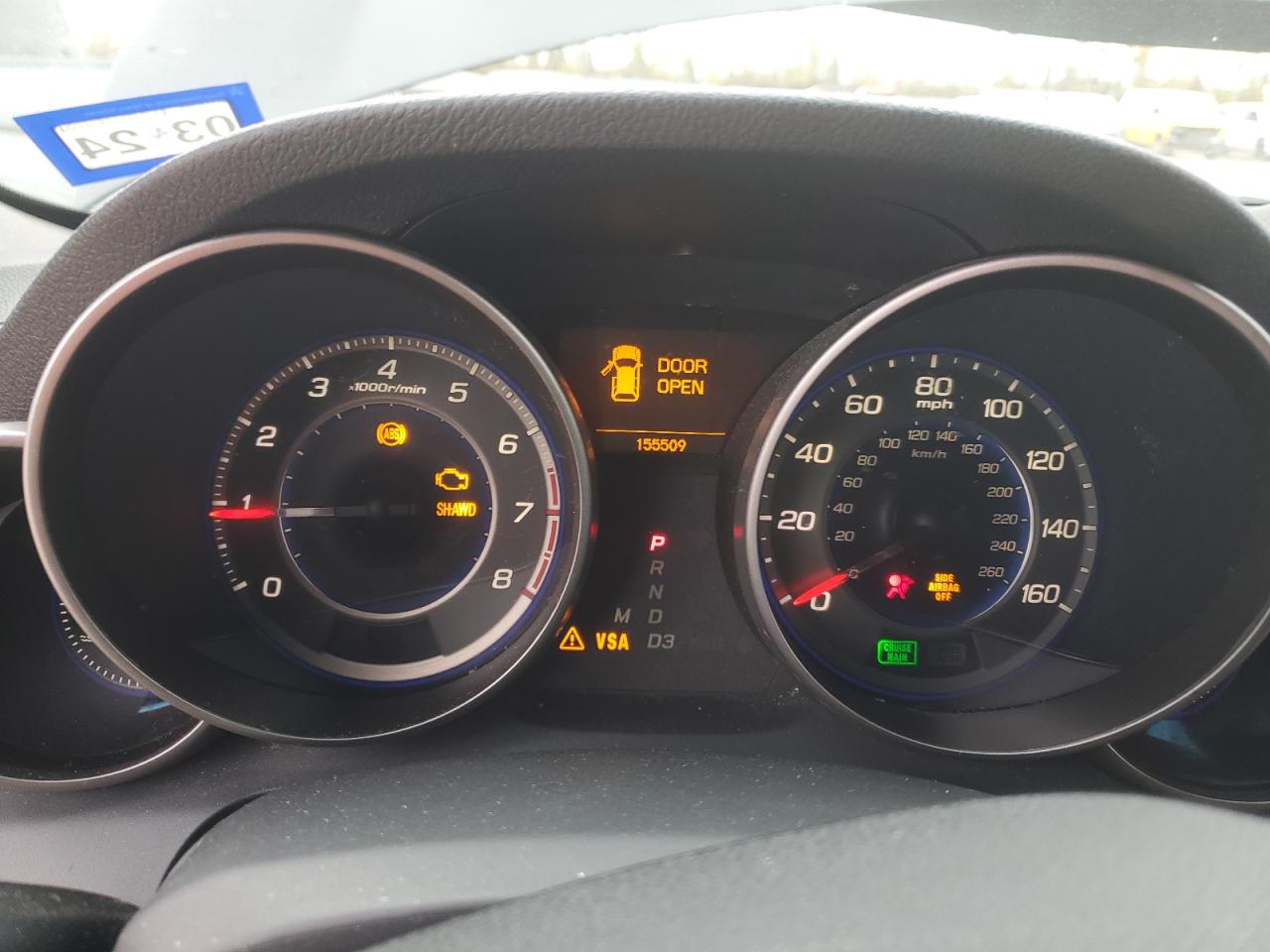 2008 Acura Mdx Technology VIN: 2HNYD28468H538438 Lot: 85773034