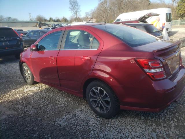  CHEVROLET SONIC 2017 Burgundy