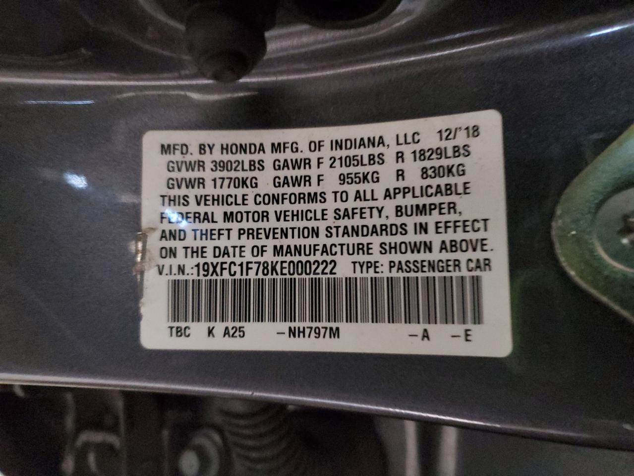 2019 Honda Civic - Image 12