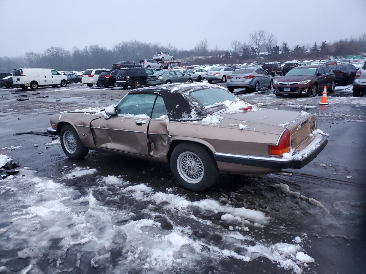 1990 Jaguar Xjs gold cabrio gas SAJNW4848LC174311 photo #3