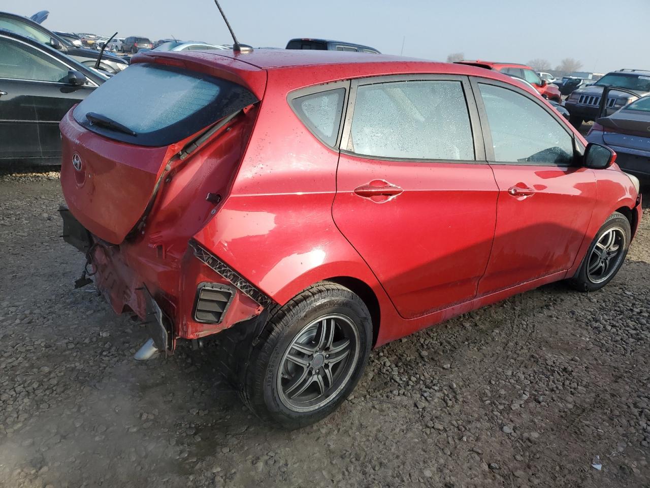 VIN KMHCT5AE0DU078722 2013 HYUNDAI ACCENT no.3