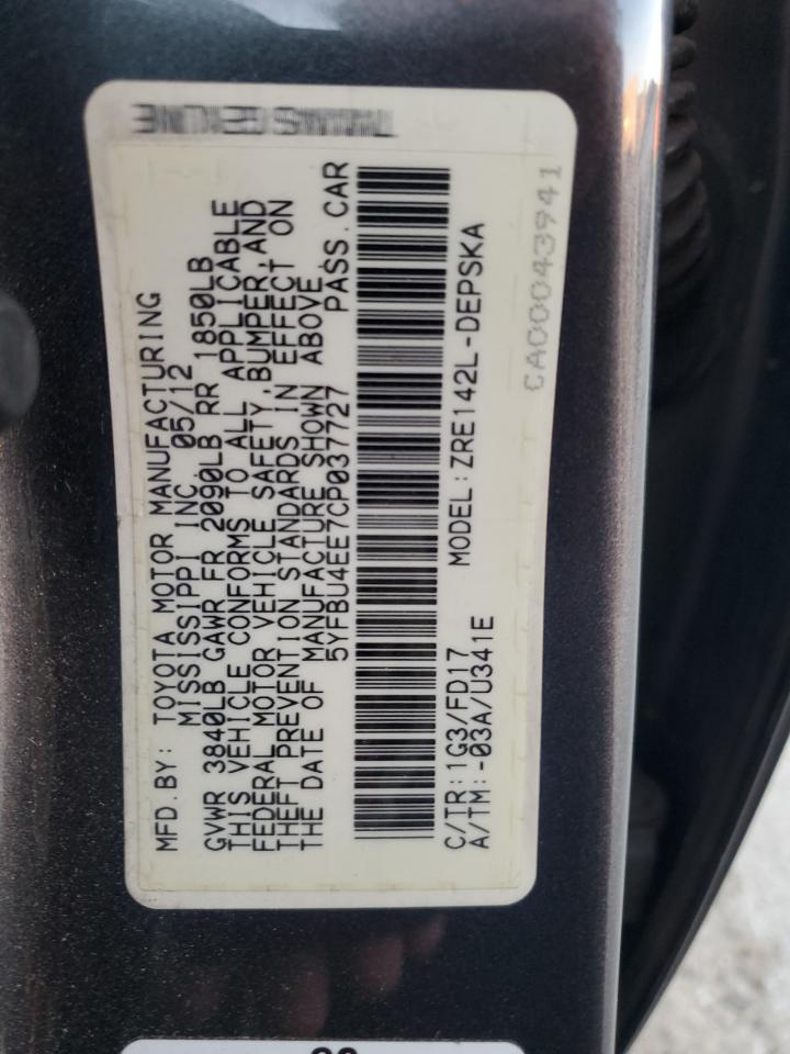 2012 Toyota Corolla - Image 14