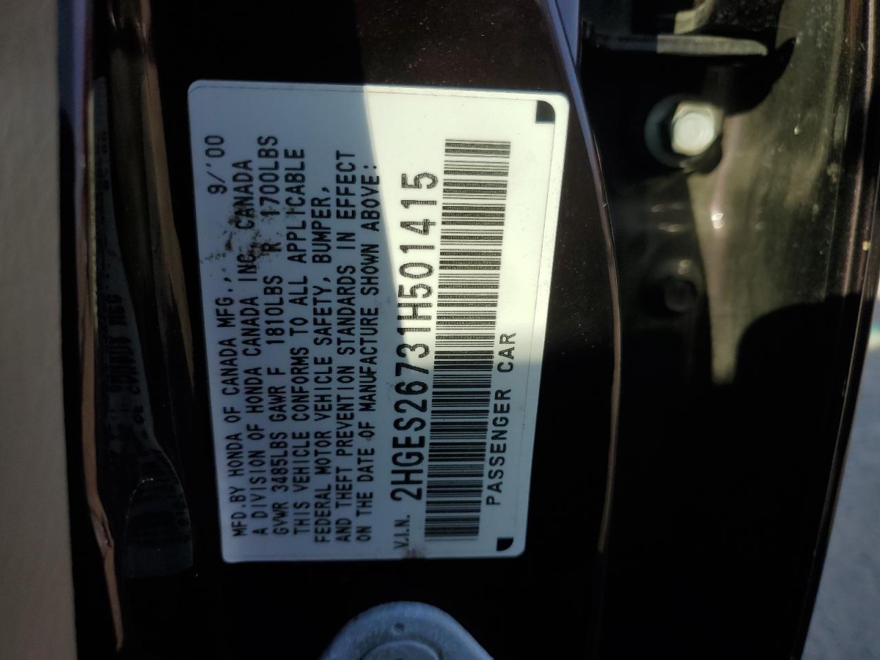 2001 Honda Civic - Image 13