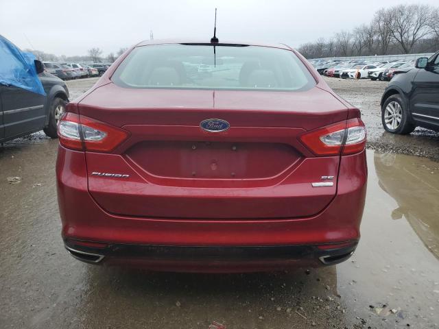 Sedans FORD FUSION 2016 Czerwony