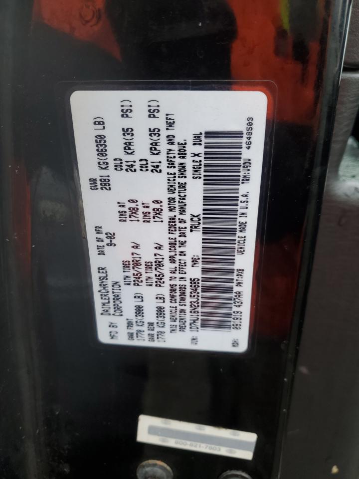 2003 Dodge Ram 1500 St VIN: 1D7HU16N23J534685 Lot: 85638124