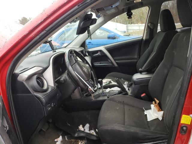  TOYOTA RAV4 2017 Czerwony