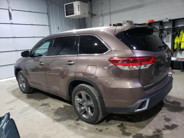  TOYOTA HIGHLANDER 2017 Złoty