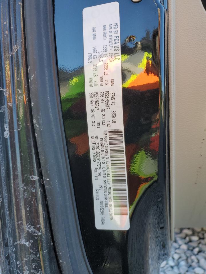 2016 Chrysler Town & Country Touring VIN: 2C4RC1BGXGR187679 Lot: 83467694