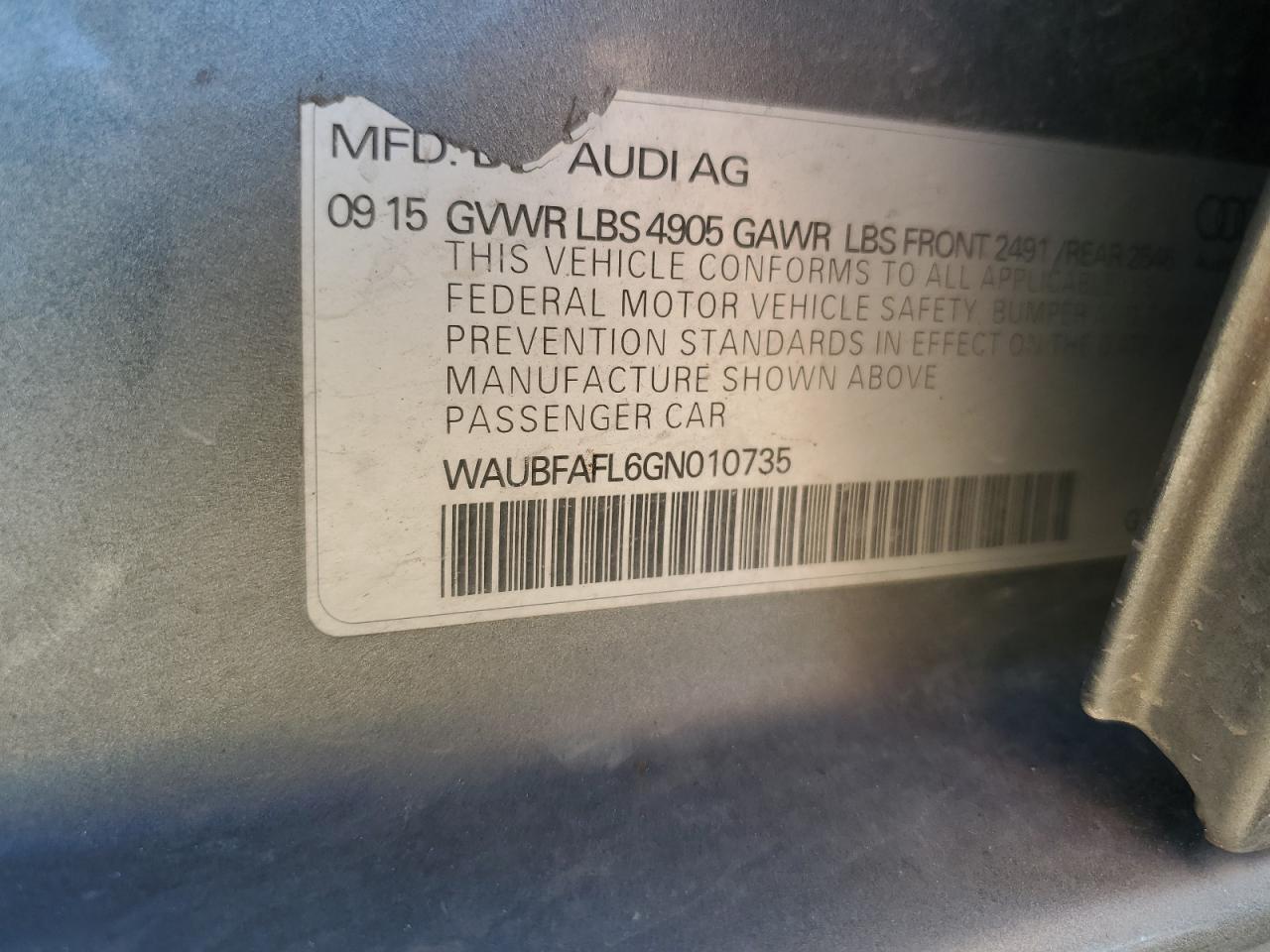 2016 Audi A4 - Image 12
