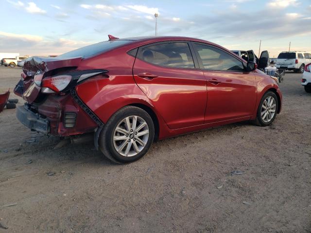  HYUNDAI ELANTRA 2015 Burgundy