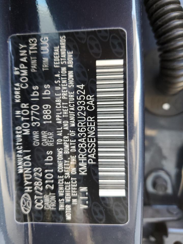 2024 Hyundai Venue Sel VIN: KMHRC8A36RU293524 Lot: 83228074