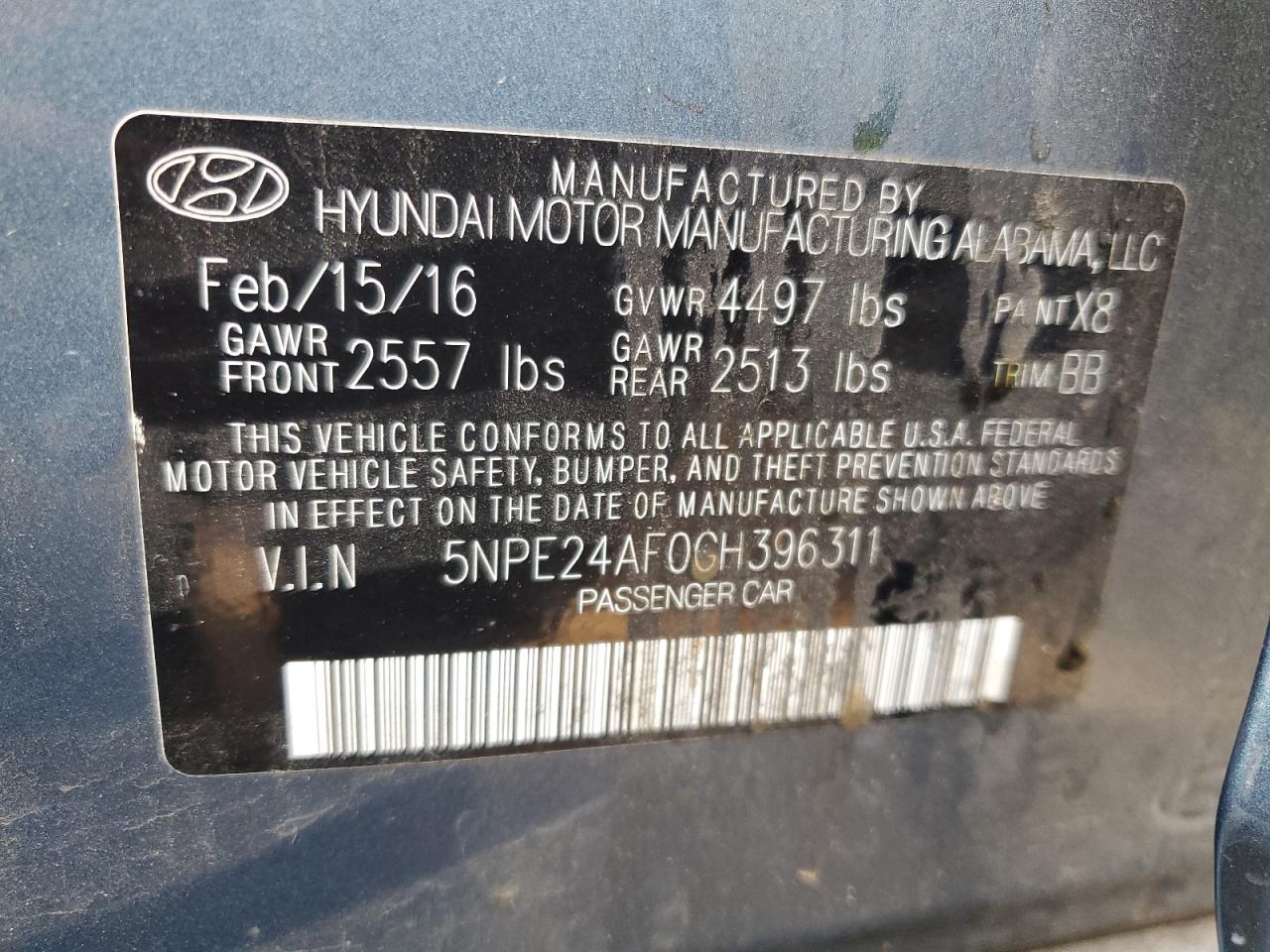 2016 Hyundai Sonata - Image 12