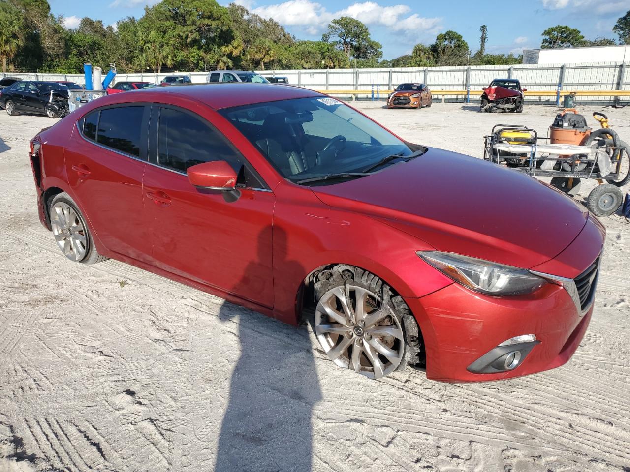 VIN JM1BM1V36E1165915 2014 MAZDA 3 no.4