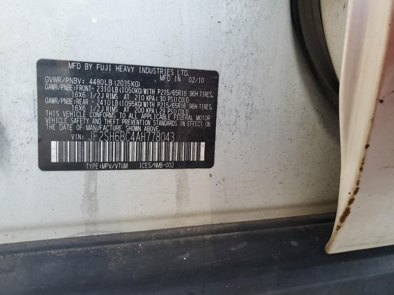 2010 Subaru Forester - Image 12