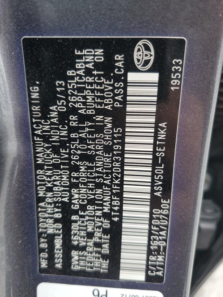 2013 Toyota Camry - Image 12