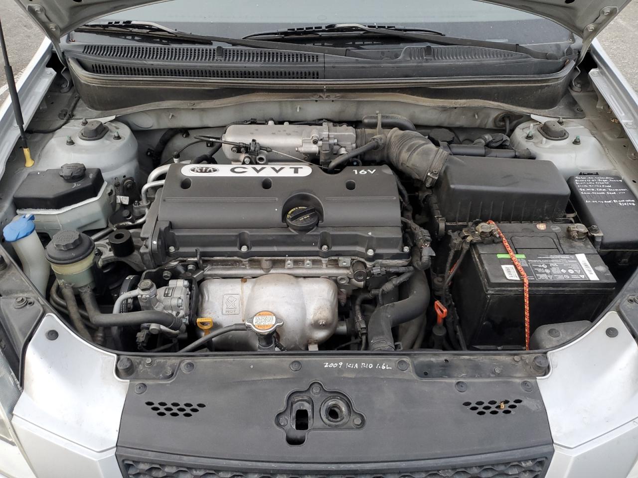 2009 Kia Rio Base VIN: KNADE223196581893 Lot: 83053004