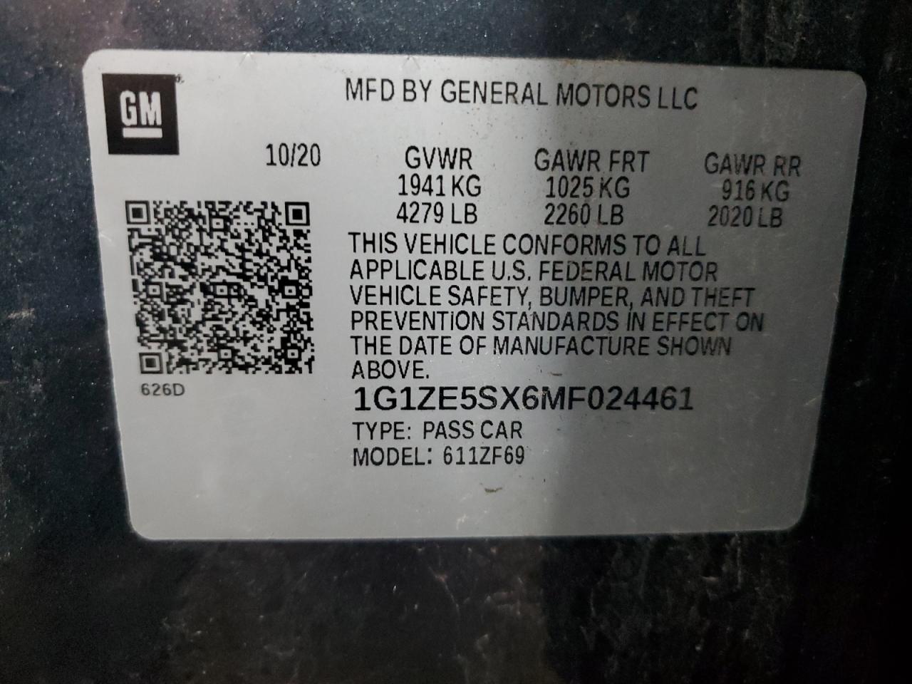 2021 Chevrolet Malibu - Image 12